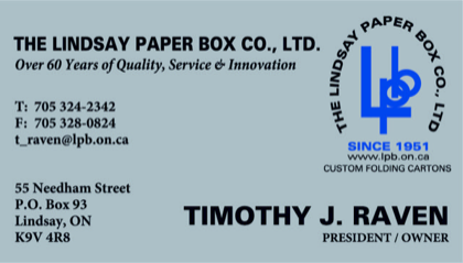 Lindsay Paper Box